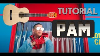 Tutorial de Como tocar: PAM - Justin Quiles, Daddy Yankee, El Alfa (SIMPLIFICADO)