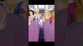 Disney Princess and Frozen Bus Drive!