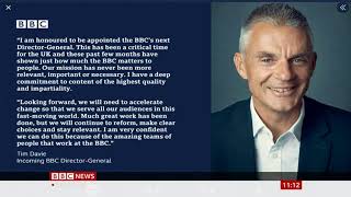 BBC News Announces New Director General 5 June 2020