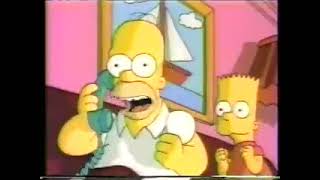 The Simpsons - NFL on FOX Promotion 1994