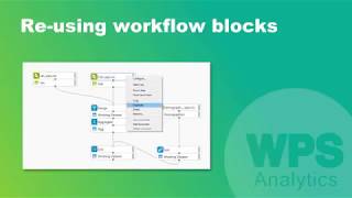 Re-using WPS workflow blocks