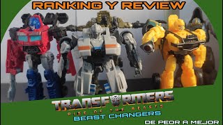 RANKING Y REVIEW: BATTLE CHANGERS TRANSFORMERS RISE OF THE BEASTS DE PEOR A MEJOR