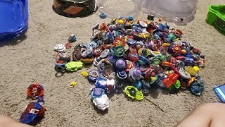 Xiphoid Xcalius Vs 100 Beyblades Challenge