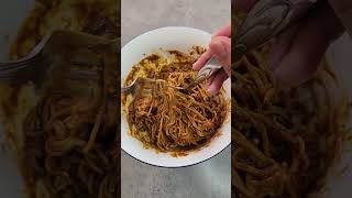 Spicy Peanut noodles healthy alternative to instant noodle #vegan #vegetarian #recipe #cook #noodles