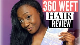 15 min SEW-IN WEAVE?! |  360 Weft Hair Review