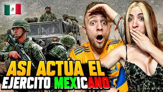 ESPAÑOLES REACCIONAN a EJÉRCITO MEXICANO Actuando en SITUACIONES CRÍTICAS...