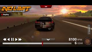 No limit drag racing 2.0 v2.0.3 Twin Turbo 2001 Nissan Skyline R34 25 tyre @5.518 et