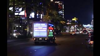 Promotion billboard truck for rent in Vegas