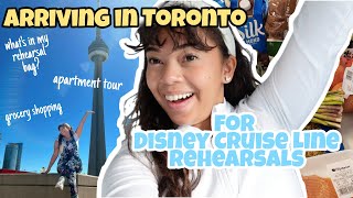 I'M IN TORONTO FOR DISNEY WISH REHEARSALS: apartment tour, what's in my rehearsal bag, grocery haul