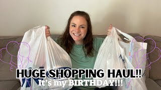 My HUGE Birthday shopping Haul!