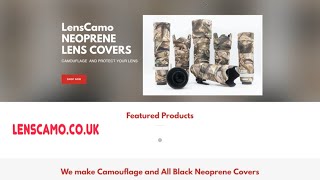 camouflage for lenses from Lenscamo.co.uk