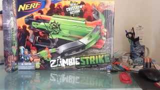 Nerf Zombie Strike Crossfire Bow Unboxing & Firing Test (1st On Youtube)