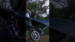 Moto Camping With A View #motocamping #hammockcamping #silentvlog #motorcycleadventure