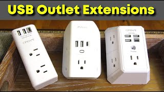 USB-C Electrical Outlet Expanders | Multi-Plug Outlet Extender