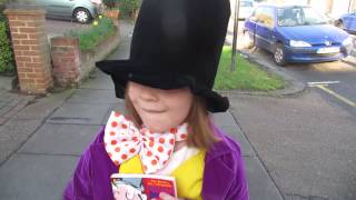 Willy Wonka's walk to school - World Book Day 2016