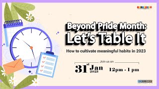 Beyond Pride Month : Let's Table IT!