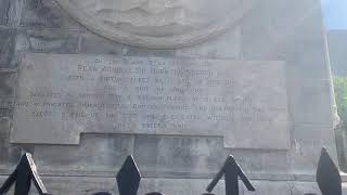 Observing a War Memorial to British Rear Admiral Horatio Nelson  #HoratioNelson