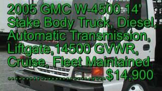 Stake Body GMC Truck For Sale W4500 2005