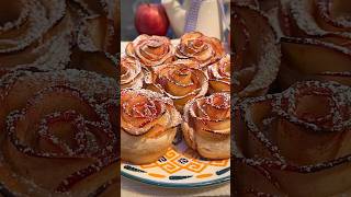 How to make #apple #roses #shorts #reels #youtubeshorts #puff #pastry