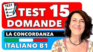 Test 15 Domande Grammatica Italiana 🇮🇹 -  Livello B1 - Utile per Cittadinanza #grammaticaitaliana