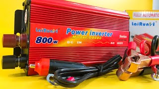 Инвертор напряжения 800W 12-220в 24-220в LaiRun. Лучшие в своём классе