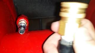 Hose reel plumbing tip