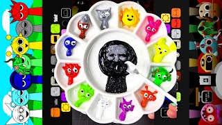 Guess the Mixed Colors Challenge Collection| Sprunki Horror Transformation incredibox