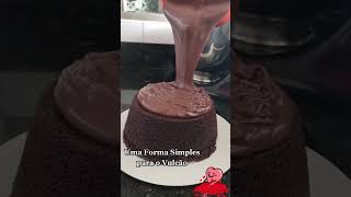 BOLO VULCÃO DE CHOCOLATE #boloscaseiros  #venderdoces #docesparavender