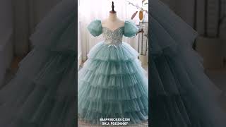 Experience the enchantment of Mia Princess luxury flower girl dresses. miaprincess.com