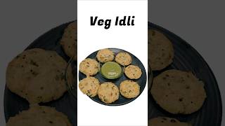 Veg idli | Instant vegetable idli recipe #masalaidli #trending #youtubeshorts #breakfast #shortvideo