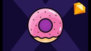 Learn How to design a Delicious Donuts in Sketch App