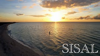 Pueblo mágico de Sisal, Yucatán. Caminos sobre el mar