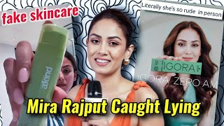 MIRA RAJPUT CALLED OUT FOR DOING FAKE SKINCARE ROUTINE & LYING TO HER CUSTOMERS