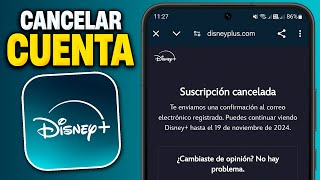 Cómo CANCELAR mi SUSCRIPCIÓN de DISNEY PLUS (2024) Cancelar Disney+