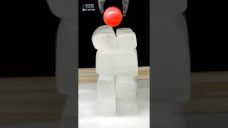 Red Ball 🔴 vs ICE 🧊 | Cool science experiment