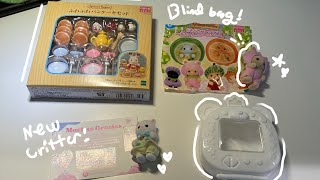 Unboxing and haul of Calico critters/Sylvanian Families 💗🫖🐈