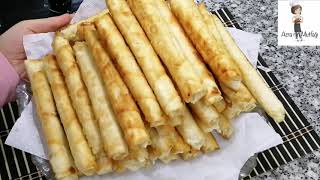 KALEM BÖREK TARİFİ YUFKA NASIL KESİLİR 👌 Sigara böreği tarifi Okul beslenme için