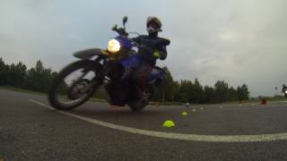 Moto Gymkhana training session