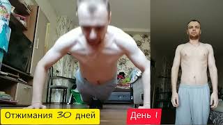 Что будет если отжиматься каждый день в течение 30 дней? #panakoff #путьпобедителя