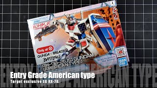 Entry Grade RX-78 [US] American Gundam Breaker Battlogue ⎜Gunpla⎜Review-Unboxing⎜EG 1/144⎜4K⎜2021