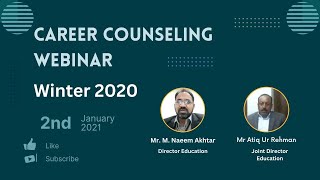 Career Counselling Webinar Winter 2020