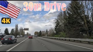 Driving from Tacoma to Renton, WA