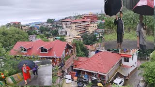 Early Morning Rain Walk in a Jalpahar Road & Darjeeling Ghoom@rumbabikash