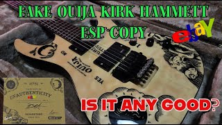 Kirk Hammett ESP Style OUIJA Guitar - The Best Quality Ebay Guitar  Yet?