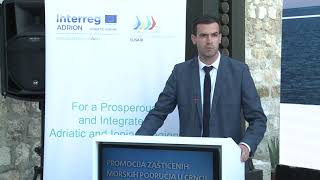 Promocija zaštićenih morskih područja u CG - Aleksandar Mašković, državni sekretar u MEP