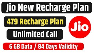 Jio 479 Plan Details || 479 Jio Recharge Plan 2024 || Jio Unlimited data plan