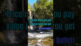 Price vs. Value – Warren Buffett on Smart Investing  #motivation