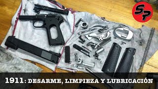 ¿Cómo desarmar completamente, limpiar y lubricar una 1911? | @StoppingPower​