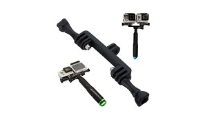 Dual Holder Monopod  for GoPro, Xiaomi Yi, SJCam