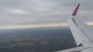 Wizz Air UK A321 landing at Olsztyn-Mazury Airport